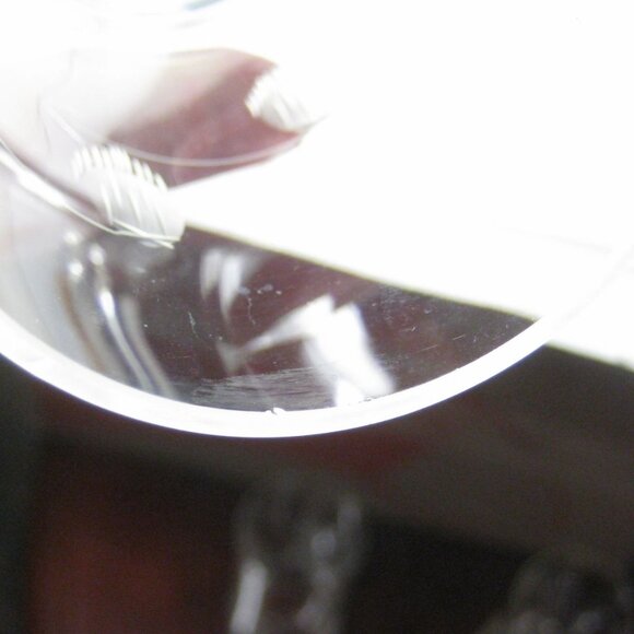 Set Of 4 Clear Floral Etched Glass Drinking Mugs Shot Glass Hot Toddy Barware - Picture 9 of 9